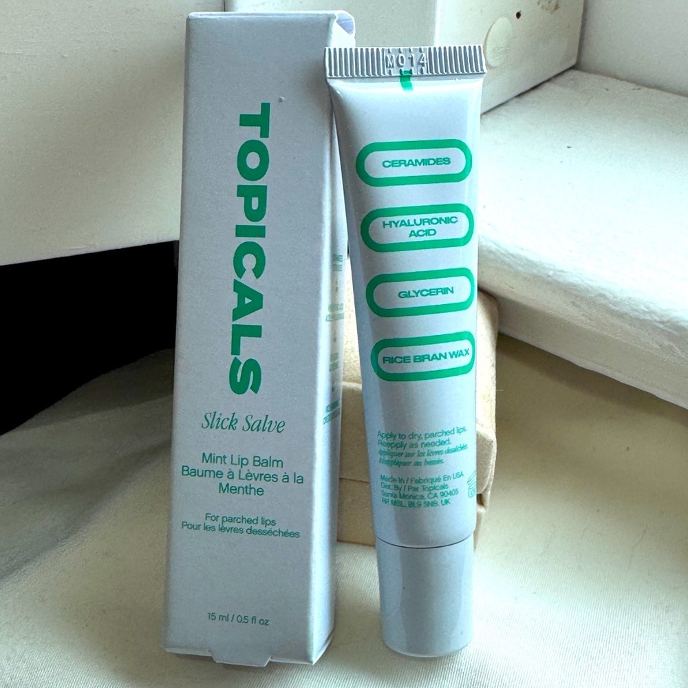 💋 Topicals Slick Salve Mint Lip Balm – Hydration Hero! Brand New! 💋